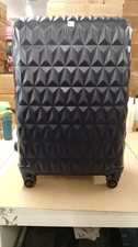 Lightweight Hard Shell Suitcase 4 Spinner Wheels 3 Digit Lock Large 28” Navy