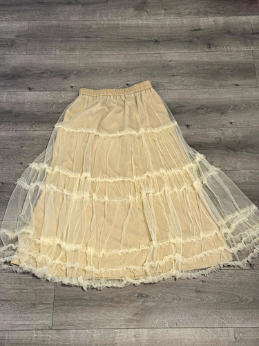 Womens ivory tulle petticoat - tulle,