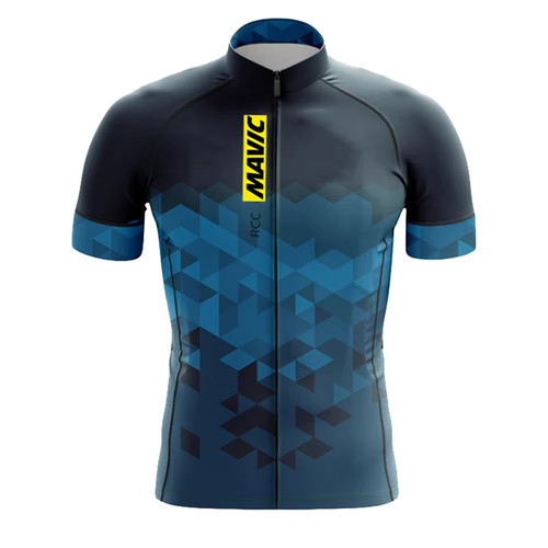 Men cycling jersey navy blue - cycling,