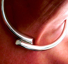 ✨MAGNIFICENT STATEMENT✨ 82g sterling silver 925 full HM choker collar necklace