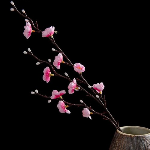Artificial silk plum blossom - artificial,