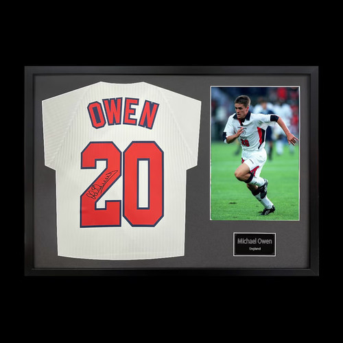 Michael owen signed framed - michael,