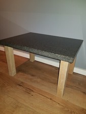 Grey granite coffee table - grey,