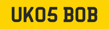 QUALITY BOBBY REG NUMBER PLATE
