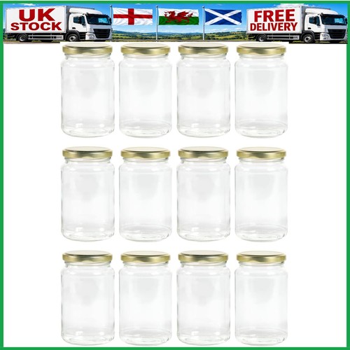 370ml round glass jam - 370ml, pickle
