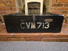 Nice Old Wooden Chest With Solid Handles