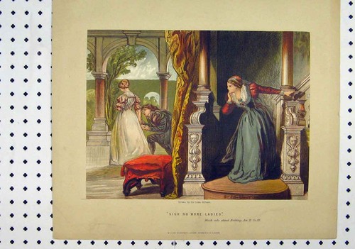 Original old antique - antique, print