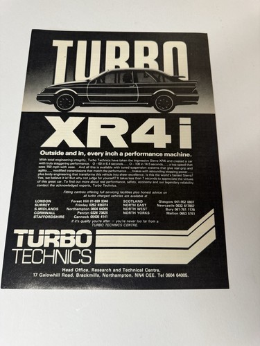 Original 1985 ford sierra xr4i - ford,