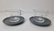 2 X Nespresso Glass Coffee
