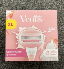 8 Gillette Venus Comfortglide Spa Breeze Women's Razor Blade Refills Cartridges