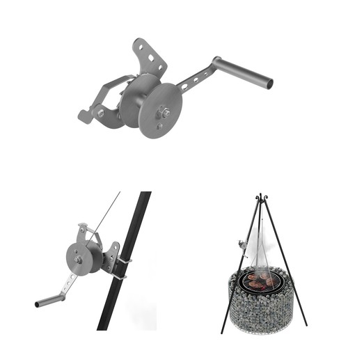 Qls stainless steel hand winch - steel,