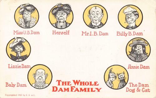 1905 comical the whole dam - 1905, "the