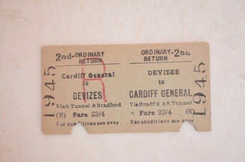 Railway ticket btc - ticket, cardiff