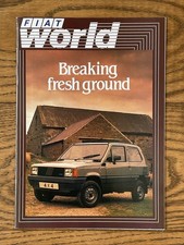 Fiat World Magazine Brochure