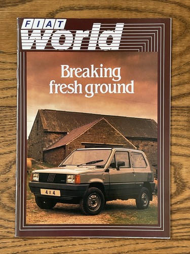 Fiat world magazine brochure - magazine,