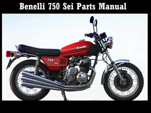 Benelli 750 parts manual 60pg - benelli,