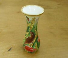 Moorcroft Harvest Mouse & Poppies Enamel Vase - <3 1/4"(>8cms) - Second