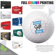 Personalised Golf Balls CUSTOM