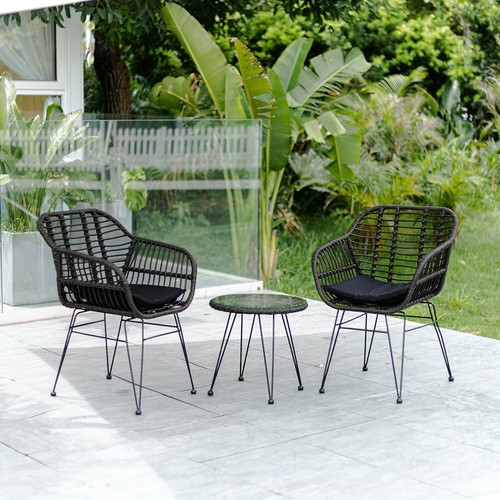 3pc rattan furniture - 3pc,