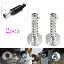 2PCS 60mm Motorcycle Exhaust Can Muffler Baffle DB Killer Silencer Universal