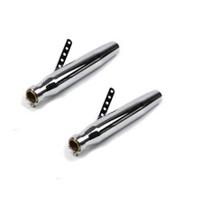 2x Exhaust motorcycle