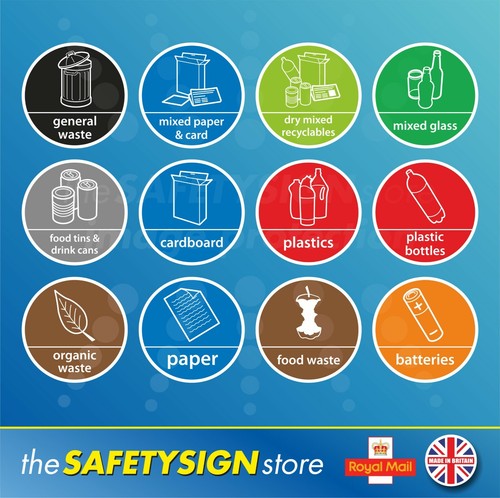 Recycling sticker general - recycling,