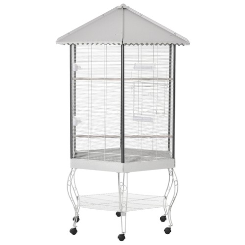 Hexagon flight bird cage - 77",