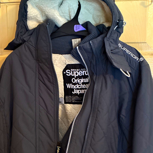Superdry grey hooded - superdry,