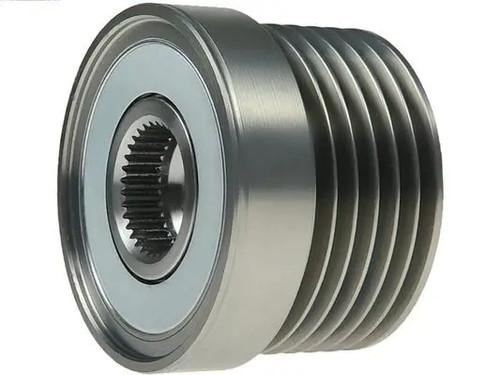 Alternator clutch pulley