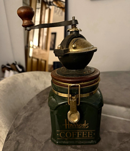 Harrods vintage coffee - vintage, manual