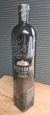 Belvedere Smogory Forest Rye vodka bottle, 1ltr smokey grey bottle - empty