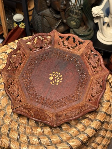 Vintage hand carved wooden - hand,