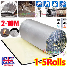10M Self Adhesive Sound Deadening Mat 10mm Thermal Insulation Foil Acoustic Foam
