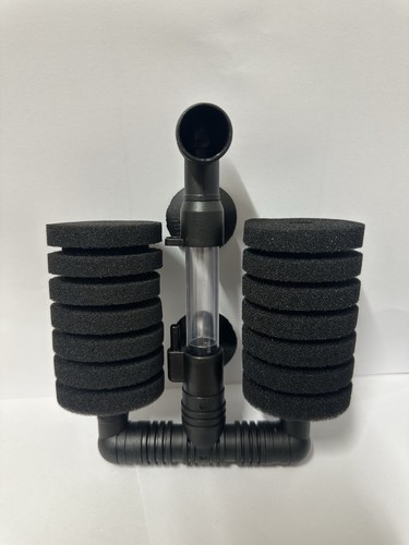 Air driven fish - tank, sponge