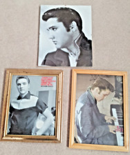 3 Rare  Elvis Presley Framed
