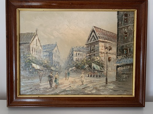 Original impressionistic oil - original,