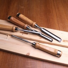 4x Semi-Circular Wood Gouge