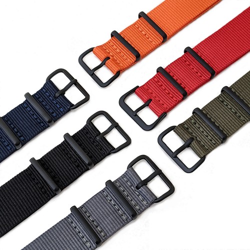 Black buckle nato - nato, watch
