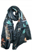 Jigsaw Silk Long Scarf -