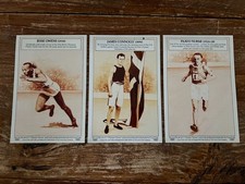 Coca-Cola Company Postcards - Set Of 3 Olympic Heroes