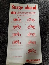 Suzuki  Brochure  1971 F50 B120p Tc120 T125  T250 T350 Ass100 T500 Acc100 Tm400
