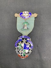 1925 RMIB Silver Stewards Jewel Hallmarked Antique Masonic Medal