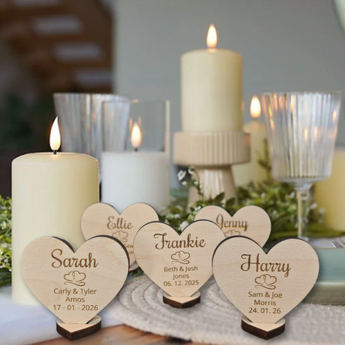 Personalised love heart - personalised, shaped
