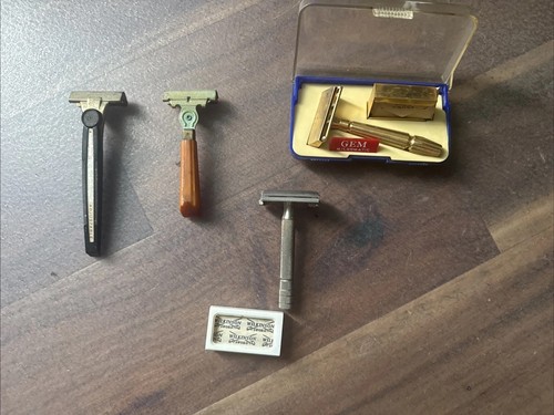 Vintage razor lot gem - lot, schick