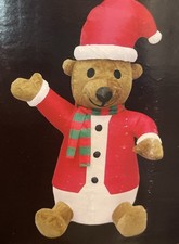 Teddy bear airblown christmas - bear,