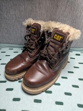 CAT Womens Fur Lined Boots