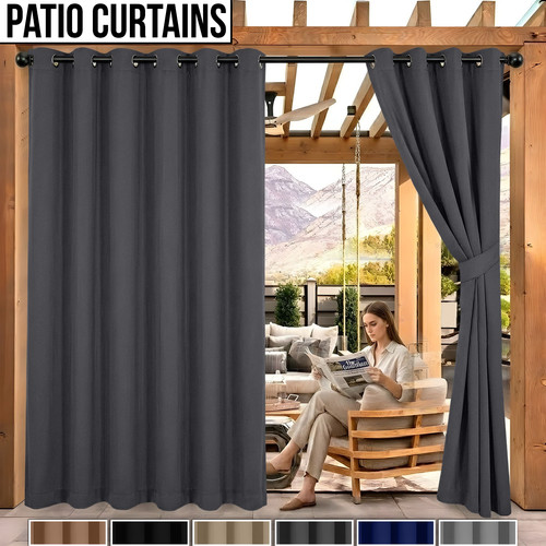 Outdoor curtains blackout - outdoor,