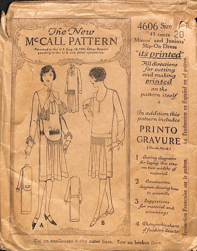 Antique 1920s slip - slip-on, dress