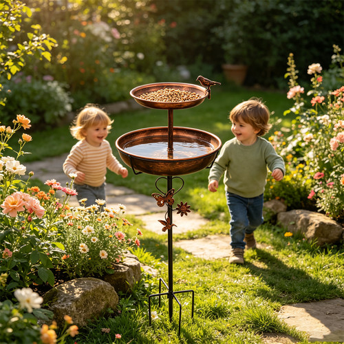 Bird feeders iron - bird,