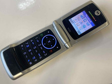 Motorola W220 - Mobile Phone (Unlocked) Flip Fold Silver Fully Working Original